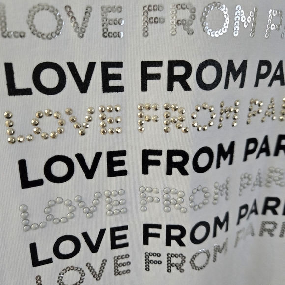 Karl Lagerfeld Love From Paris Graphic Tee - Picture 7 of 11